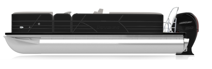 Berkshire 22RFX CTS Pontoon Boat with 2.75 Performance Package and Blackout Trim