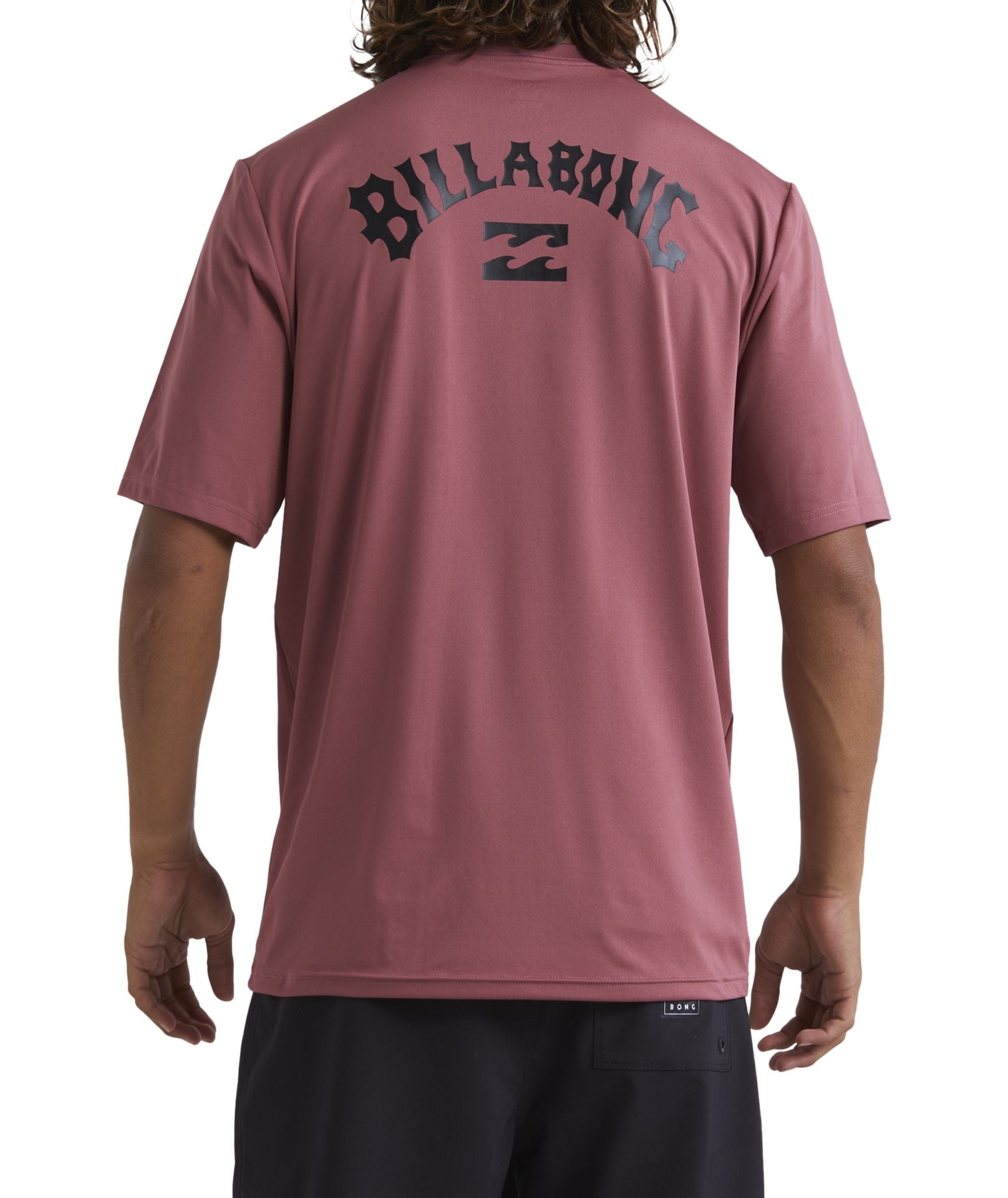 Billabong Arch Wave Loose Fit Short Sleeve Surf Tee- Rose Dust