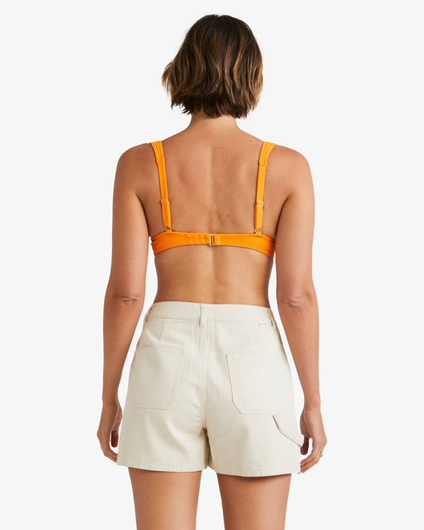 Billabong Leia Short Denim Shorts Whitecap