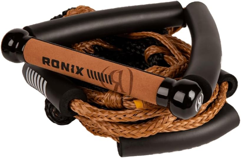 Bounage Rope Ronix Bungee Surf Rope w/10 in. Handle Hide Grip - 25ft. 5-Sect. Rope