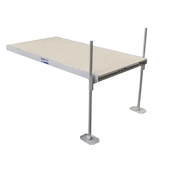 Hewitt Aluminum 4x8 dock 5' legs Beige