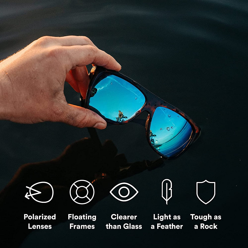 Rheos Floating Waders Tortoise Frame Marine Lens