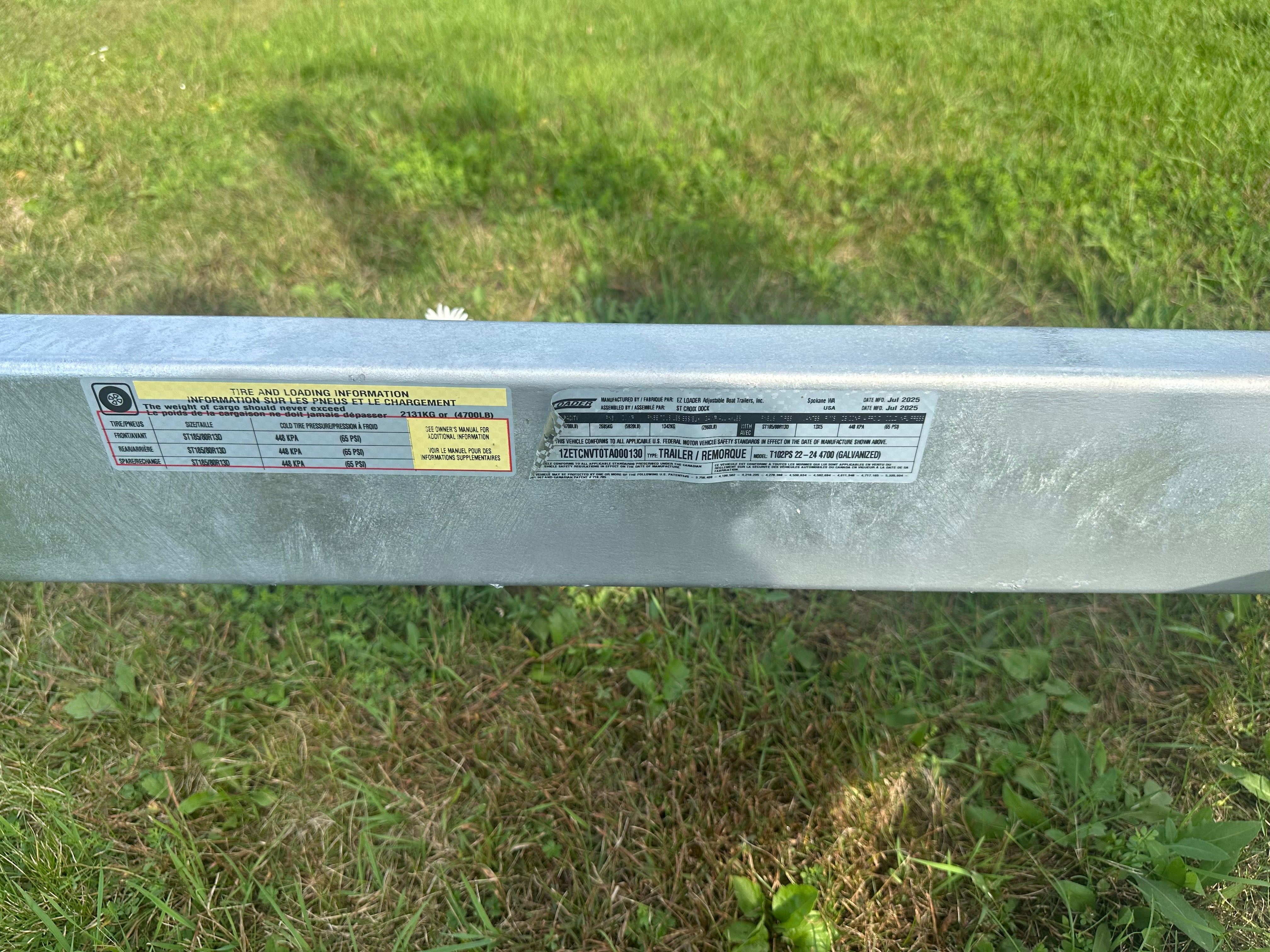 EZ Loader Bunk Trailer