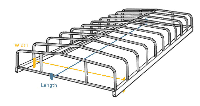 Floe Boat Lift 10' Wide Canopy Frame