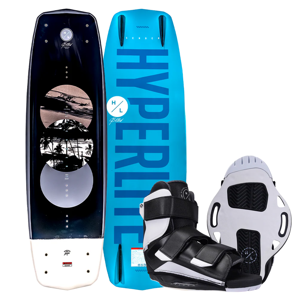 Hyperlite Sender Wakeboard with Formula Bindings JB O’Neill Signature