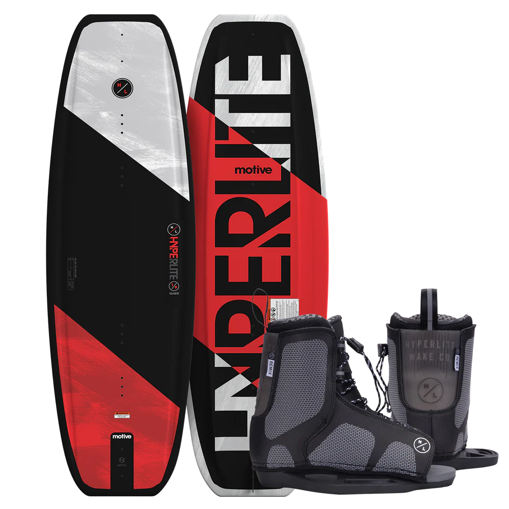 Hyperlite Motive Jr 119 Wakeboard with Kids Remix Binding K12-2