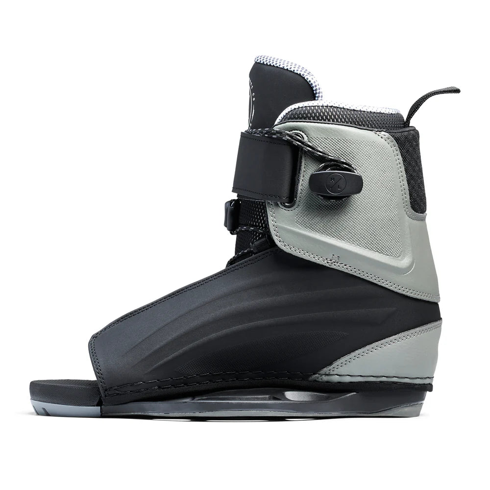 Hyperlite Session Wakeboard Boot Pair with Dual Lace and Velcro Strap Side2