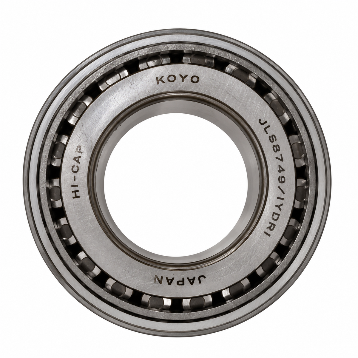 top of Mercury 8M0148319 OEM Gearcase Tapered Roller Bearing Cup & Cone