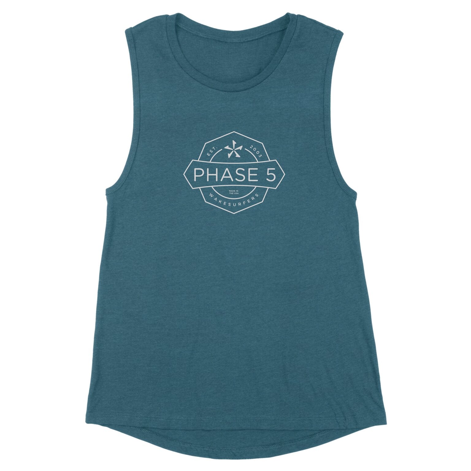 LADIES BANNER MUSCLE TANK