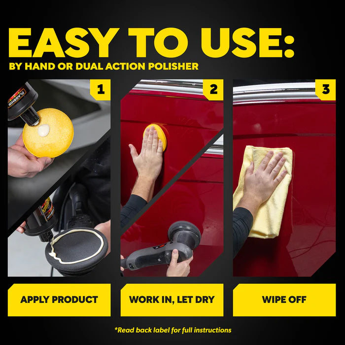 Meguiar's M6332 Flagship Premium Marine Wax 32oz bottle featuring high-gloss polymer protection for fiberglass and gel coats Easy to use