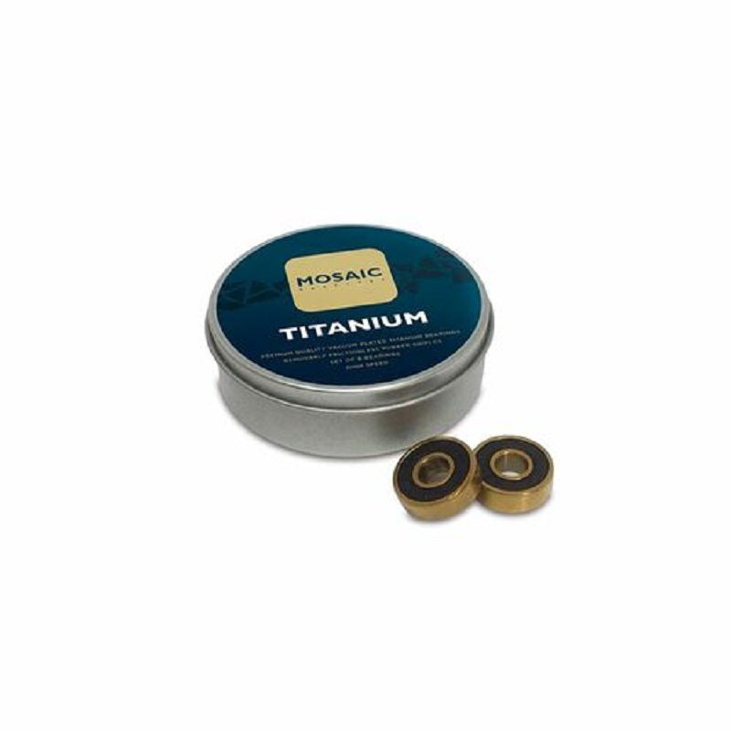 Mosaic Titanium Gold Black Bearings