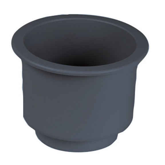 Beckson Super Size Recessed Drink Cup Holder - 3-7/8" x 3-1/4" Depth, Black