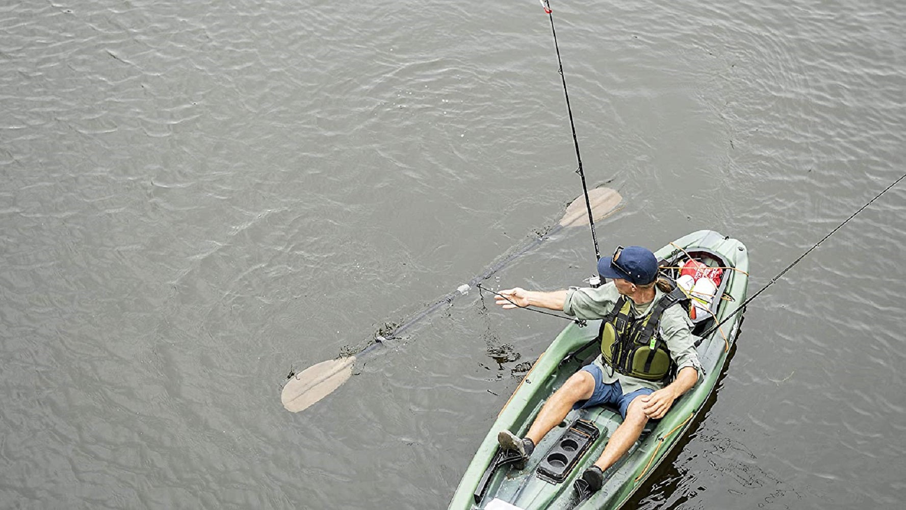 Pelican kayak paddle leash