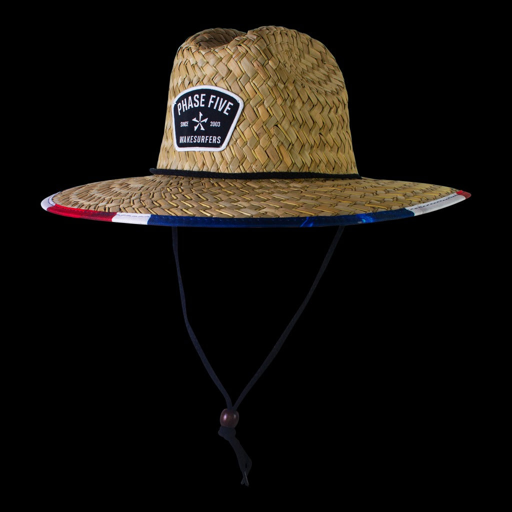 Phase 5 Straw Party Hat USA Front