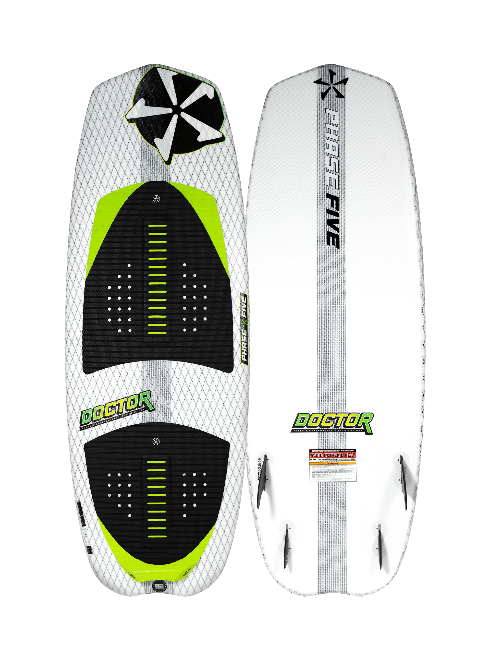Phase Five Doctor surf-style wakesurf board
