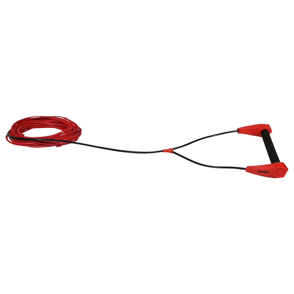 Hyperlite Torq Wakeboard Handle with Spectra Rope 65′ Red