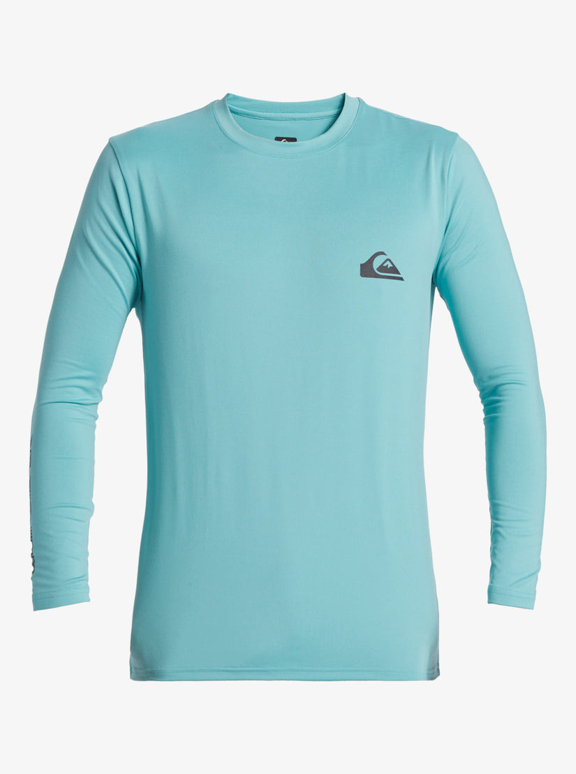 Quiksilver Everyday Long Sleeve Surf Rashguard Tee- Marine Blue