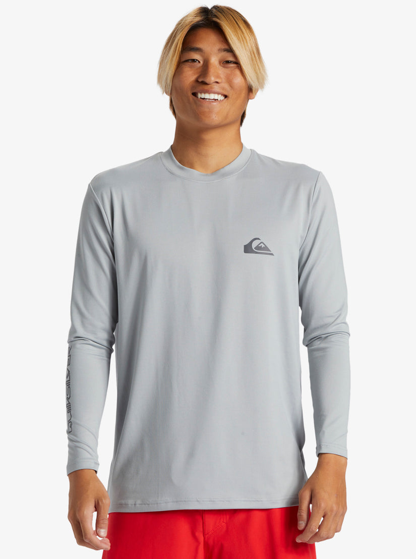 Quiksilver Everyday Long Sleeve Surf Rashguard Tee- Quarry