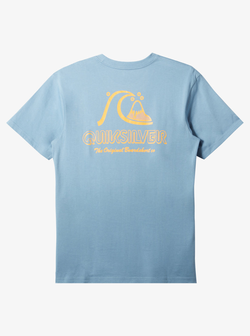 Quiksilver The Original Boardshort T-Shirt- Blue Shadow