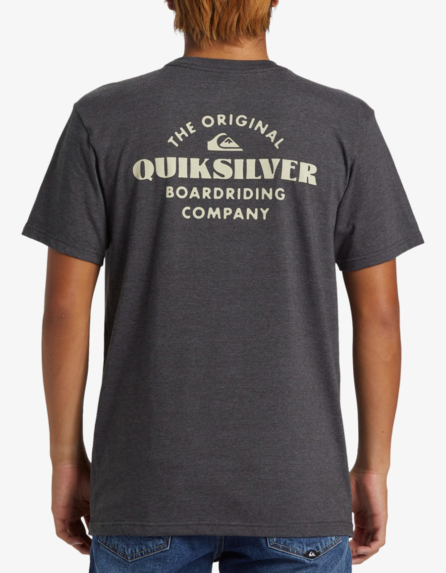 Quiksilver Tradesmith T-Shirt- Charcoal