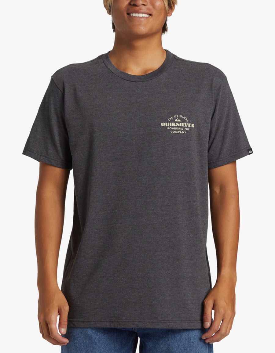 Quiksilver Tradesmith T-Shirt- Charcoal