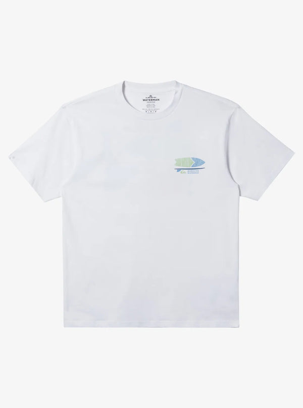 Quiksilver Waterman Mens Shirt Board Builder- White