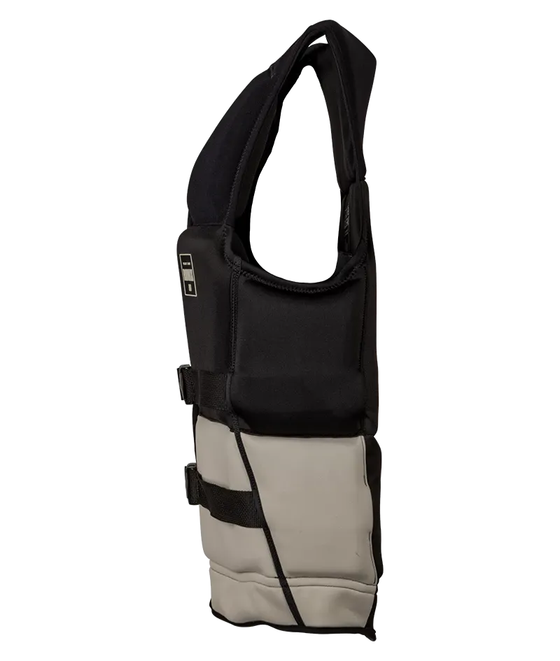 Ronix High Life Capella 3.0 L70 US/CA CGA life vest in Black/Sand with cylindrical wraparound fit Side