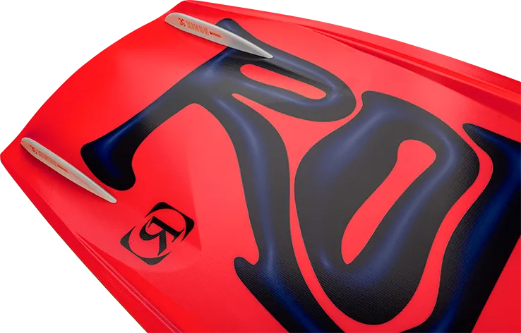 Ronix RXT Blackout Technology wakeboard in White/Blue/Neon