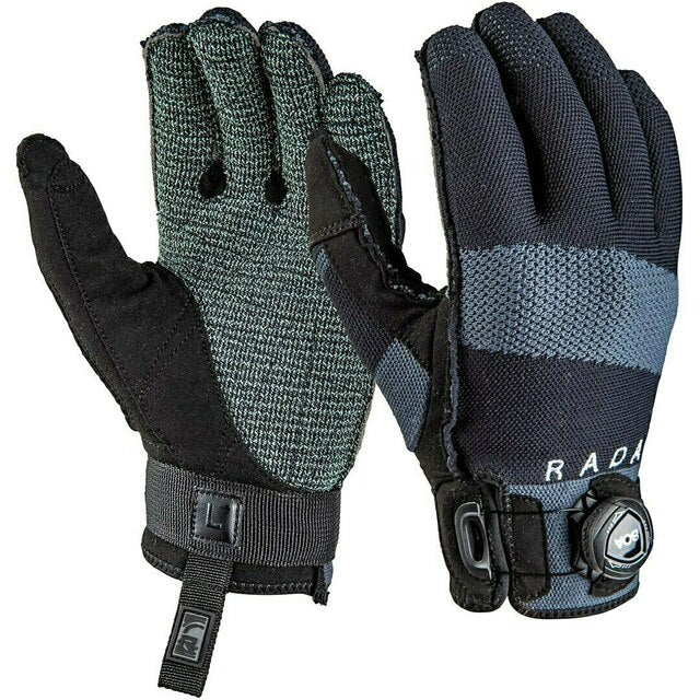 Radar Engineer BOA Inside-Out Waterski Glove - Black / Grey