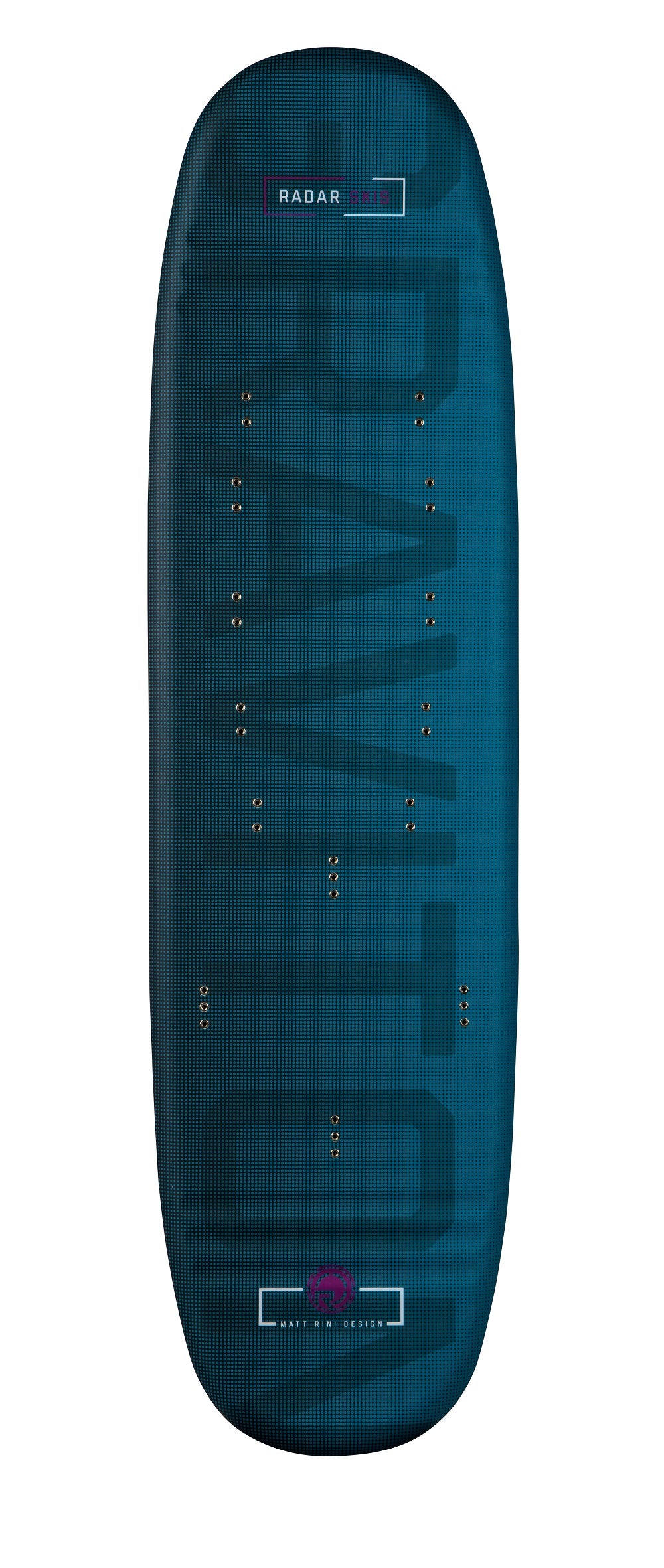 Radar Water Ski - Graviton Trick Ski - Textreme / Steel Blue