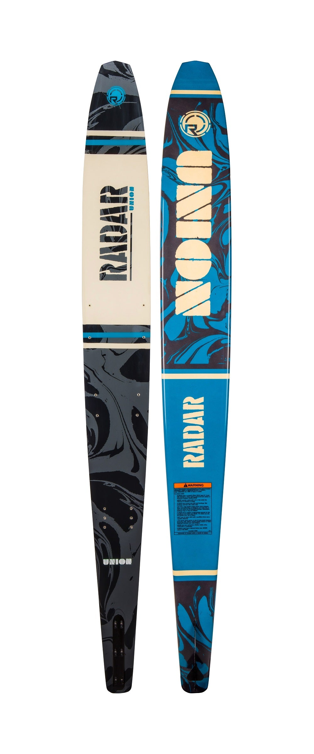 Radar Water Ski - Men's Union - Black / Blue / Sand