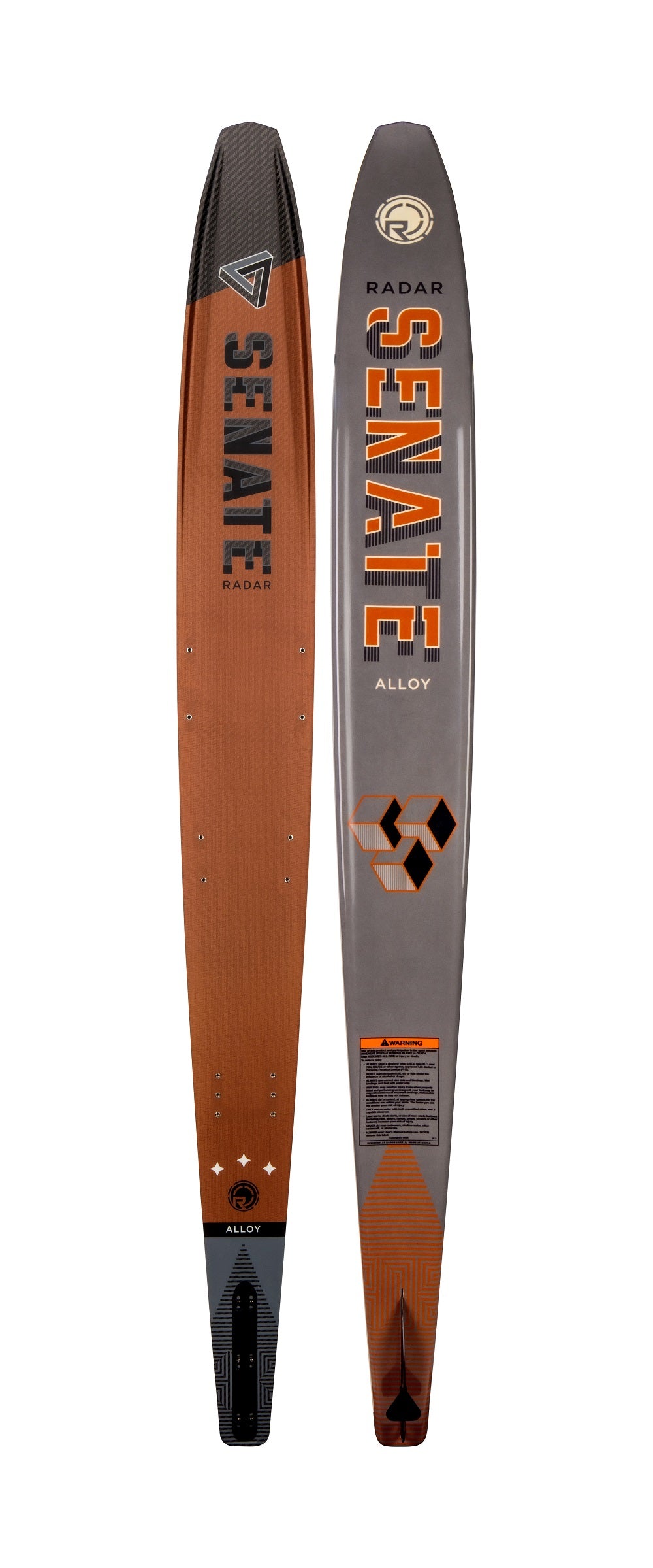 Radar Water Ski - Men's Alloy Senate - Rust / Slate