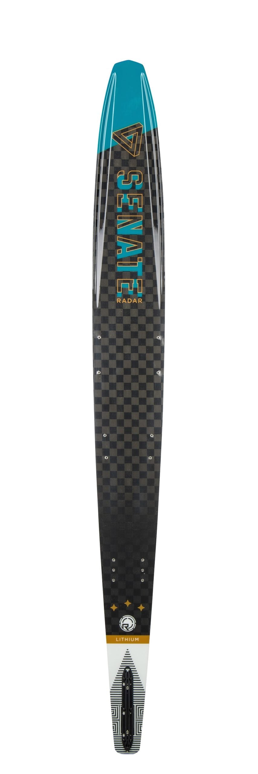 Radar Water ski - Men's Lithium Senate - Carbon / Reef Blue
