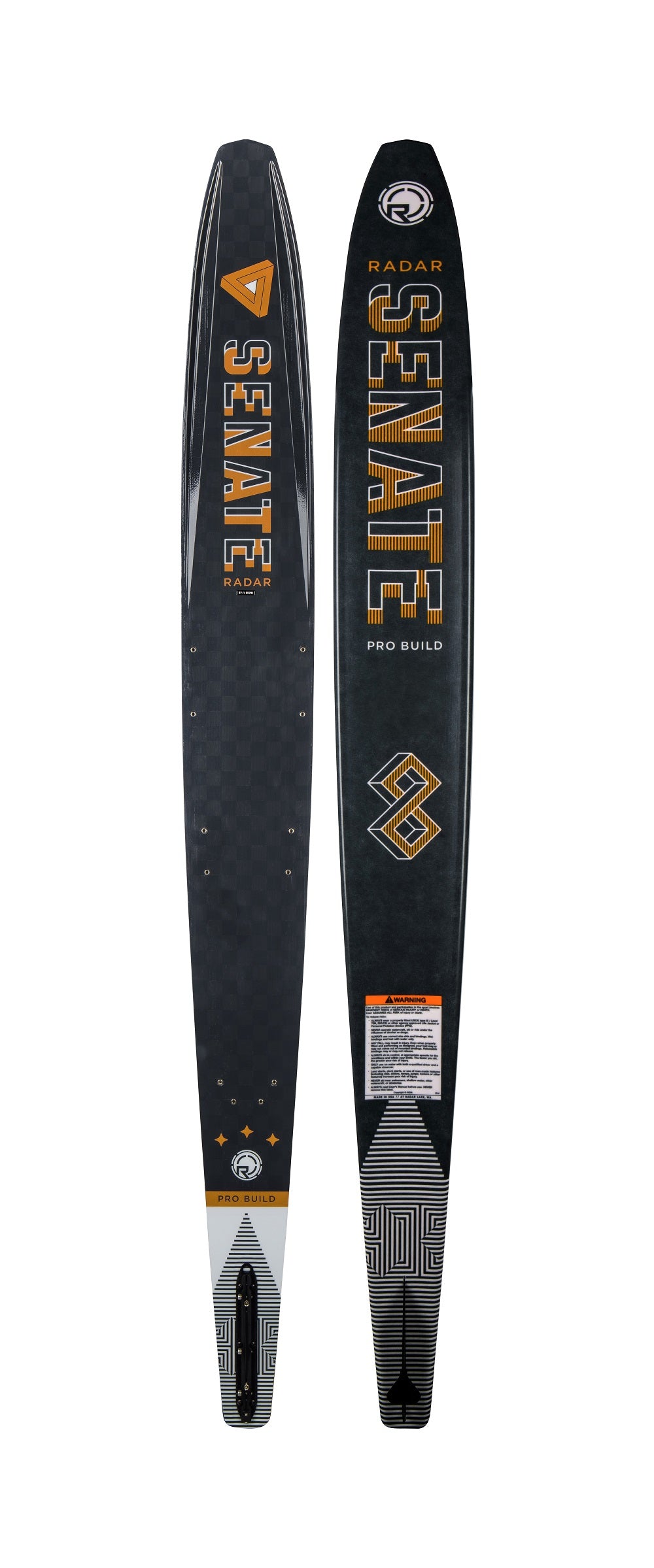 Radar Water Ski - Men's Pro Build Senate - Textreme / Copper