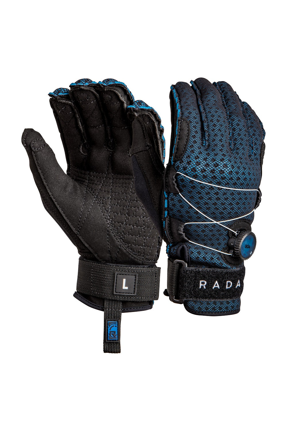 Radar Vapor-A Boa Inside-Out Glove - Black / True Blue Ariaprene