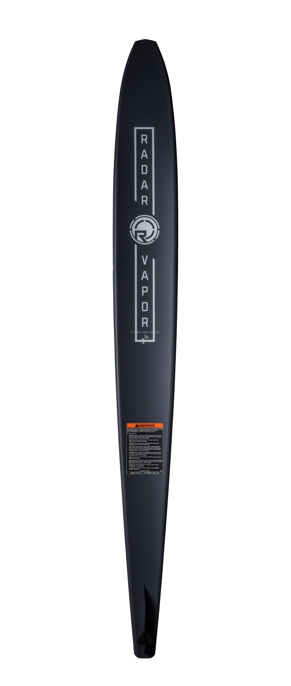 Radar Water Ski - Men's Lithium Vapor - White / Gun Metal