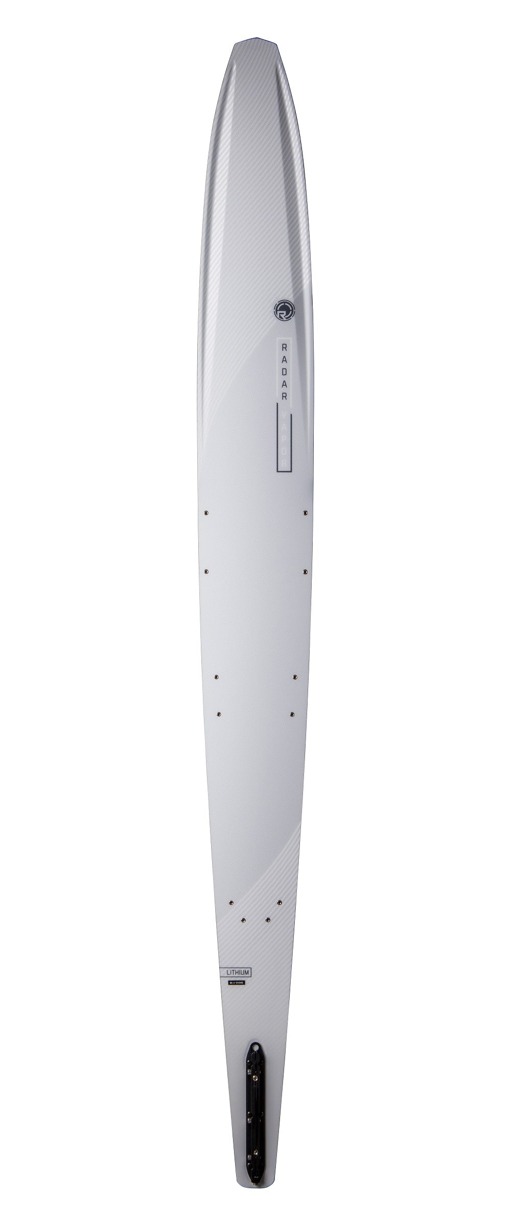 Radar Water Ski - Men's Lithium Vapor - White / Gun Metal
