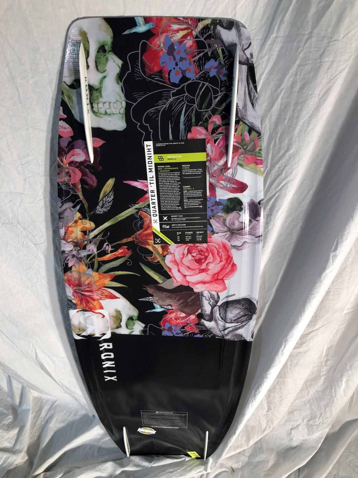 Quarter 'Til Midnight SF - White /Black Sugar Skull - 134