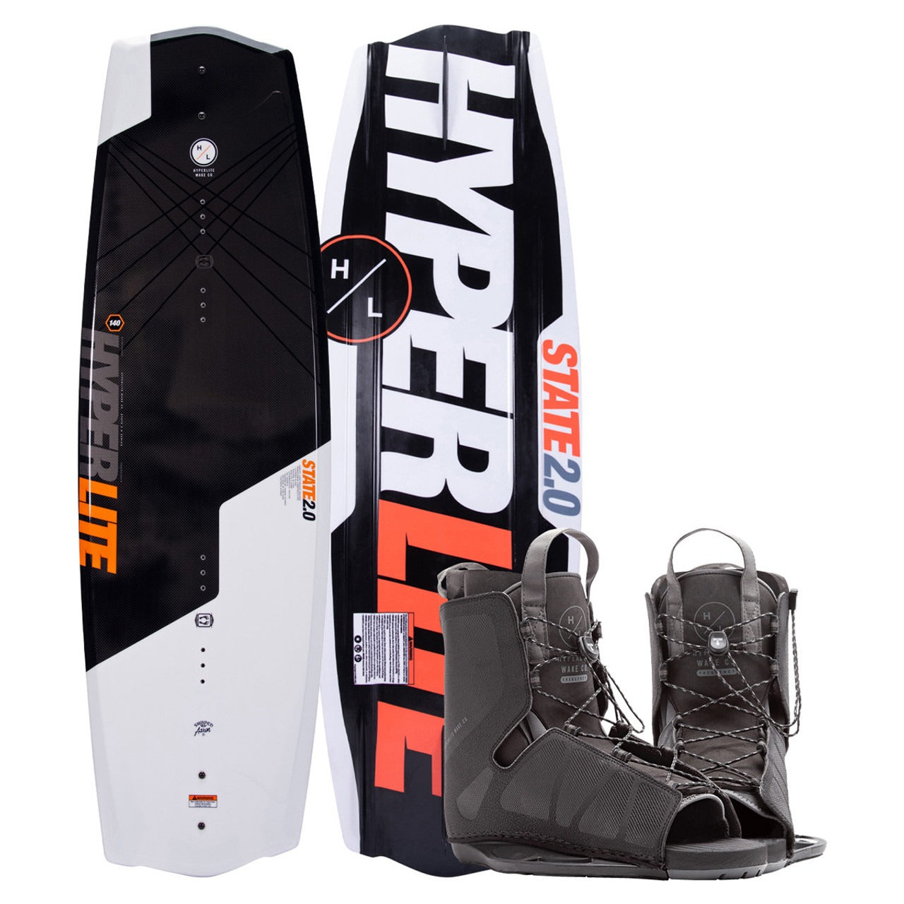 Hyperlite State 2.0 Wakeboard with Frequency OSFA Boots