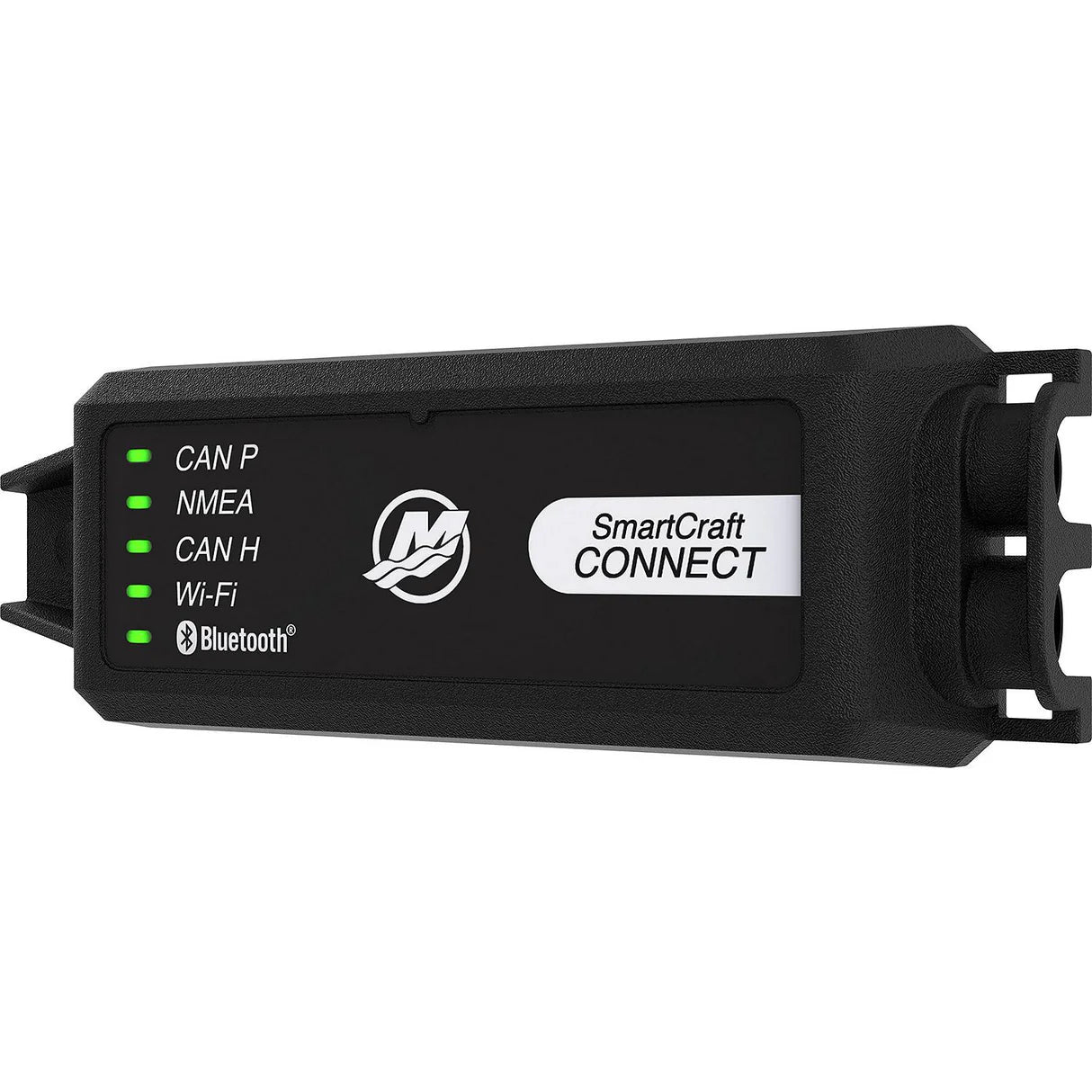 Mercury 8M0173128 SmartCraft Connect Single Engine gateway module for Bluetooth and Wi-Fi engine data streaming left angle