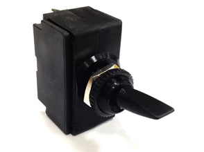 Sierra TG40020-1 2 blade SPST On-Off marine toggle switch with black handle and mounting hardware