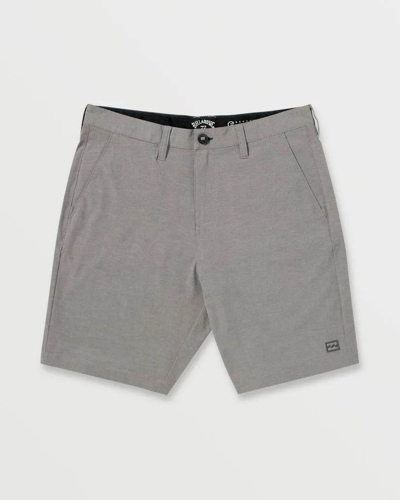 Billabong Crossfire Submersible 19-inch hybrid shorts in Gray with chino styling