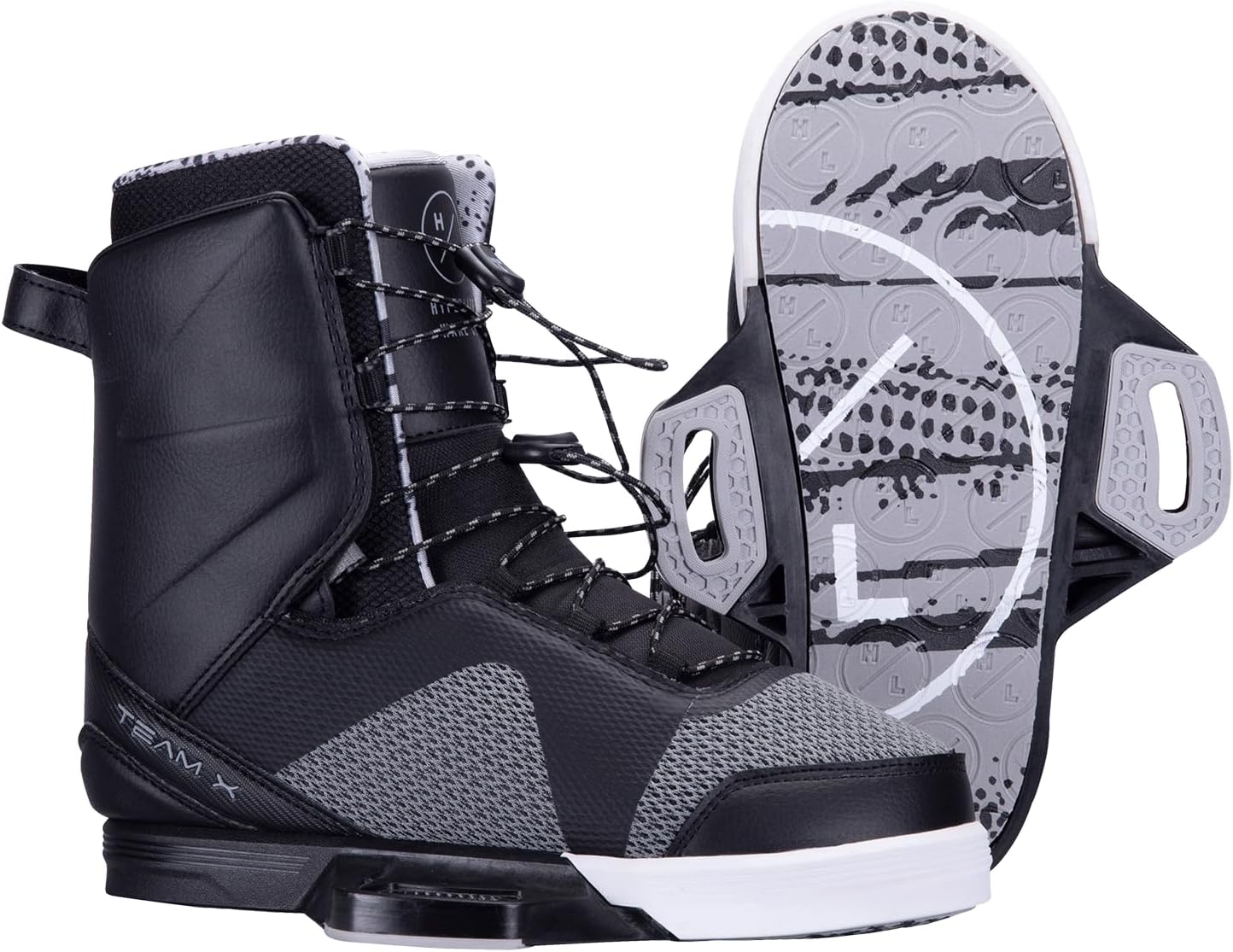 Hyperlite Blueprint wakeboard with Team X closed toe bindings in 138 143 and 147 sizes boots
