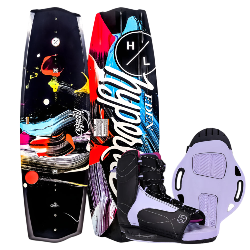 Hyperlite Eden 2.0 Women's Wakeboard with Jinx Bindings - Complete Wakeboard Package