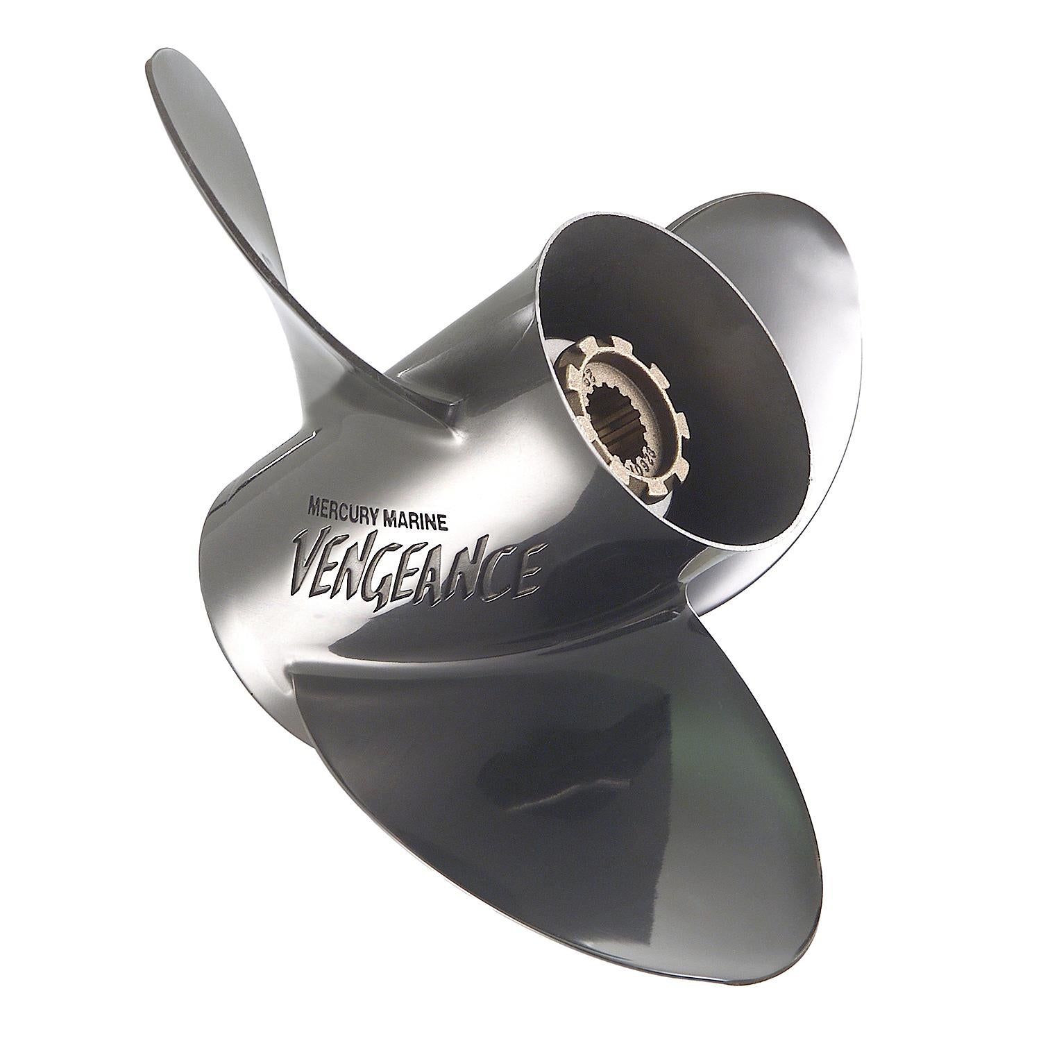 Mercury 8M0151405 Vengeance propeller — 14.5×17 RH stainless steel