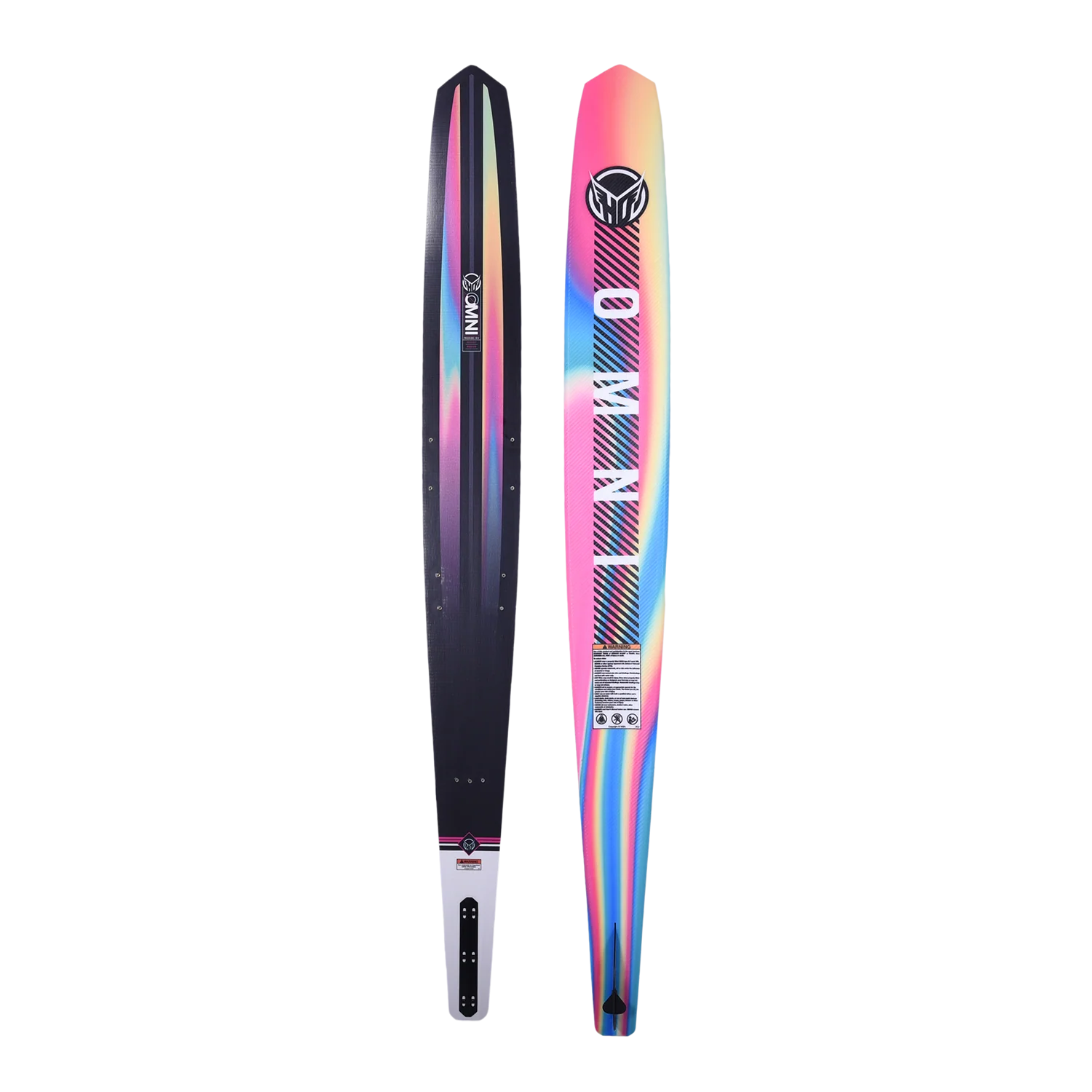 HO Sports 65 Womens Omni waterski package with Stance UltraLite 5.5-9.5 ARTP rear toe plate Ski