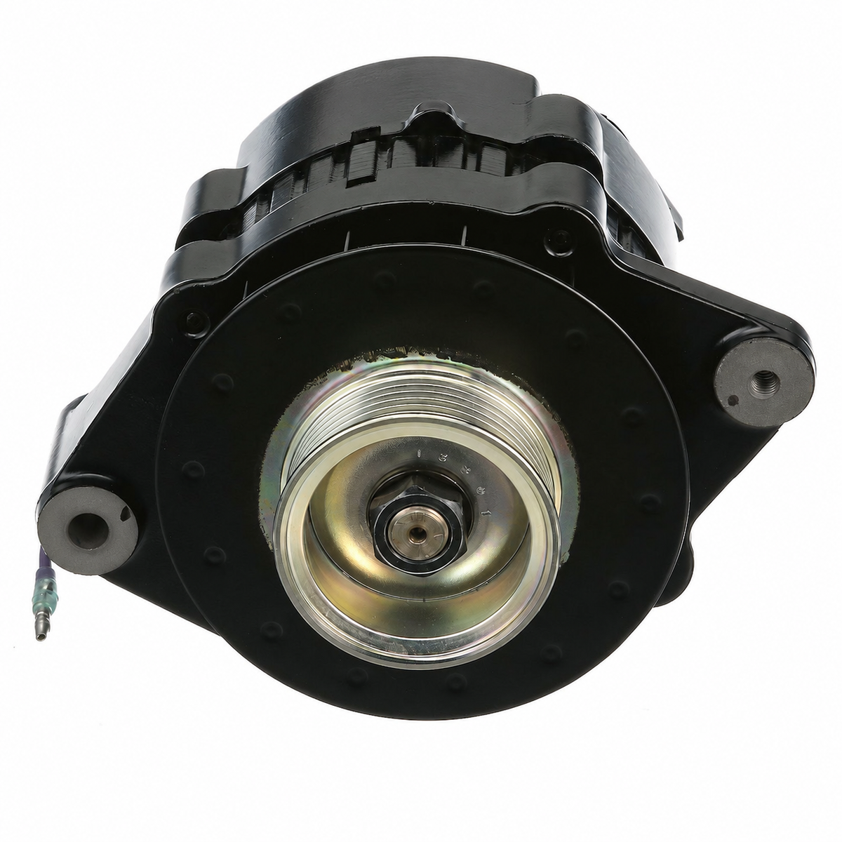Quicksilver 807652T 55 amp serpentine alternator view 1