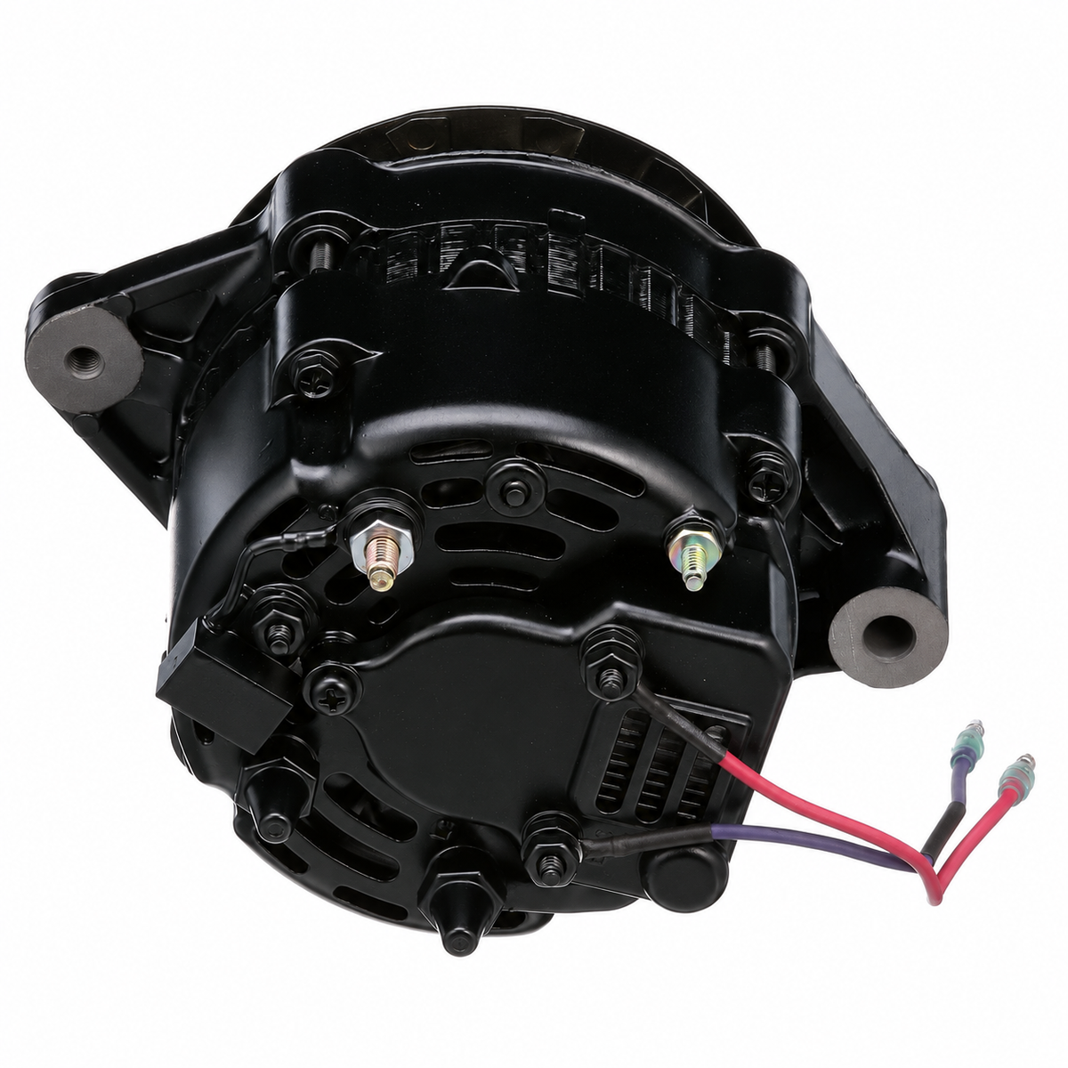 Quicksilver 817119A4 55 amp V-belt alternator view 2