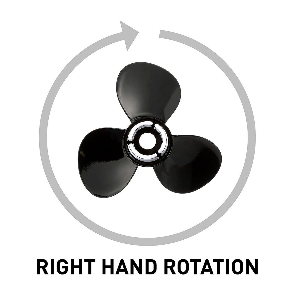 Quicksilver QA2832X Black Diamond right-hand rotation diagram