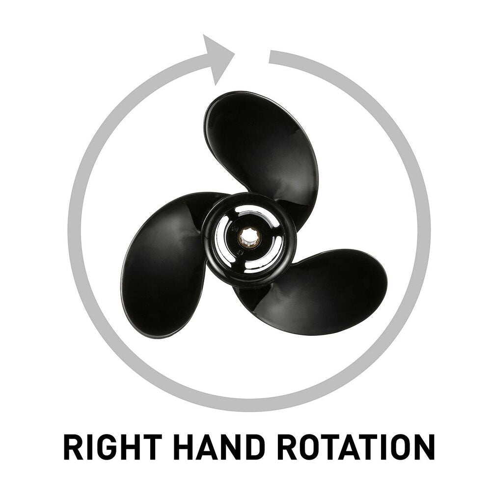 Quicksilver QA2130R Black Diamond right-hand rotation diagram